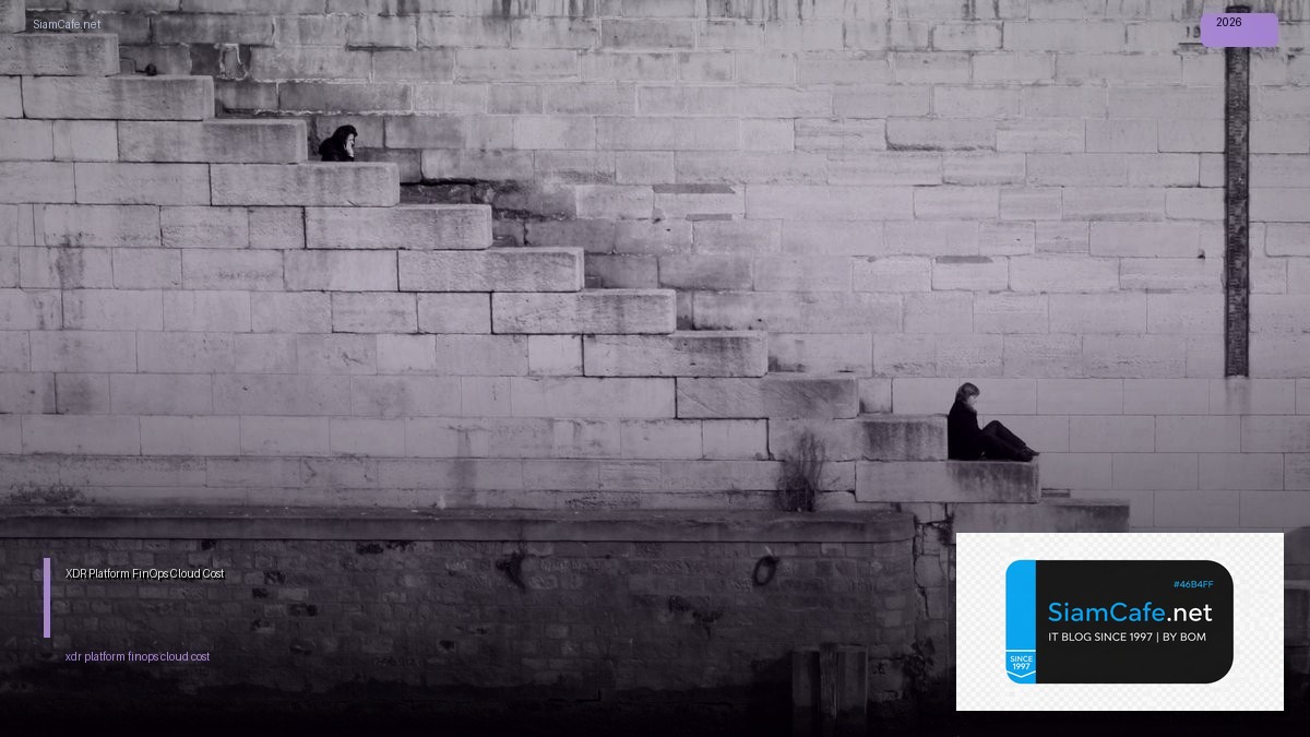 XDR Platform FinOps Cloud Cost — คู่มือฉบับสมบูรณ์ 2026 | SiamCafe Blog