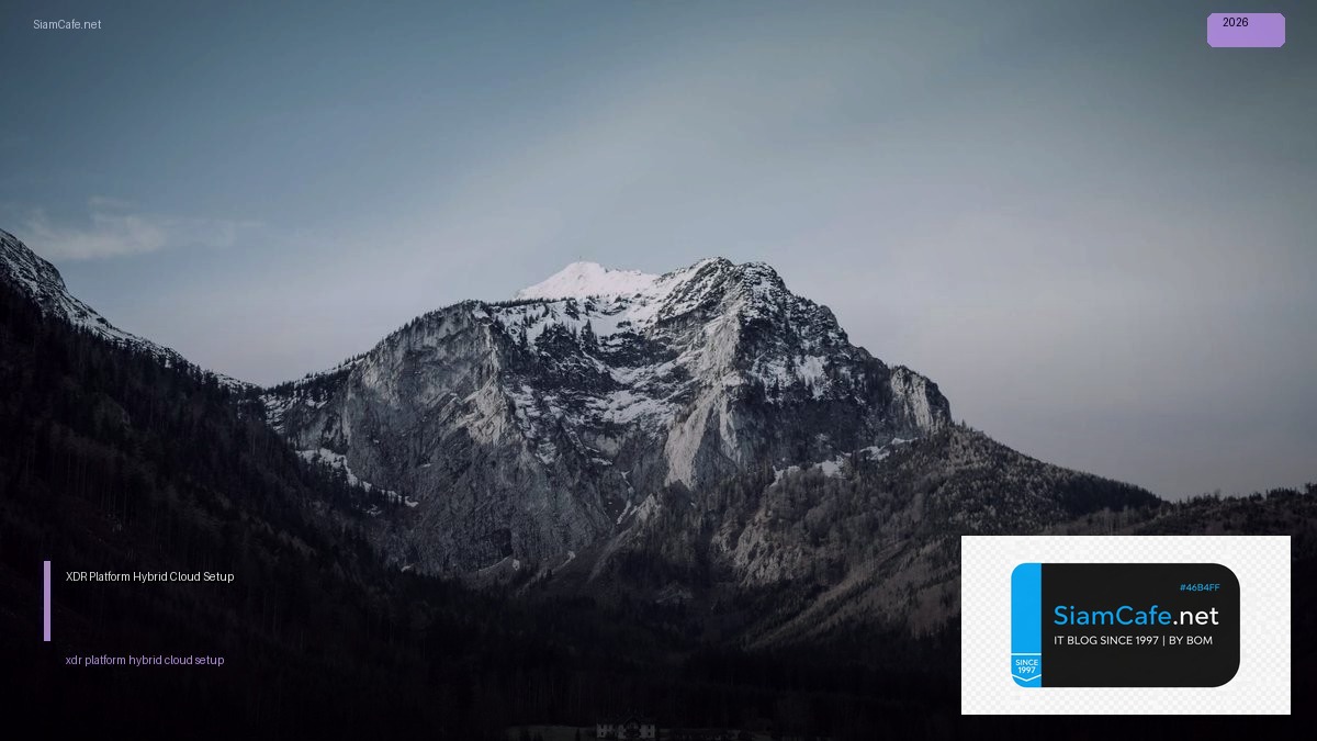 xdr platform hybrid cloud setup