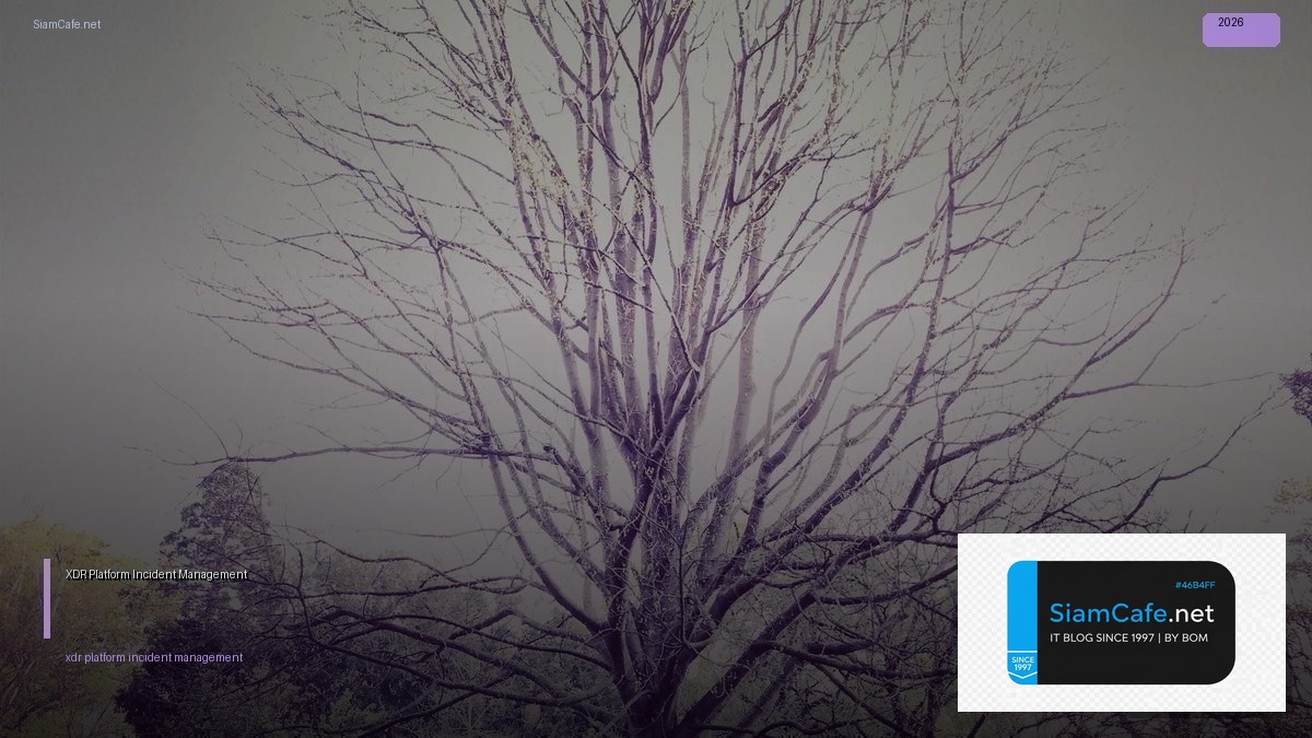 xdr platform incident management