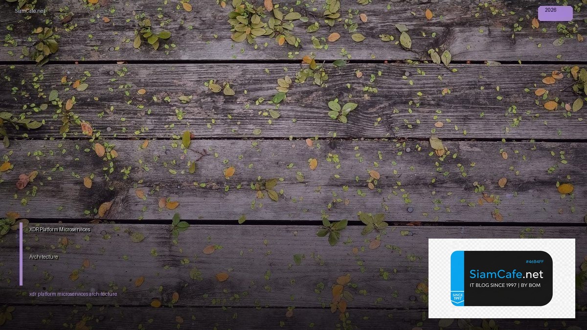 xdr platform microservices architecture