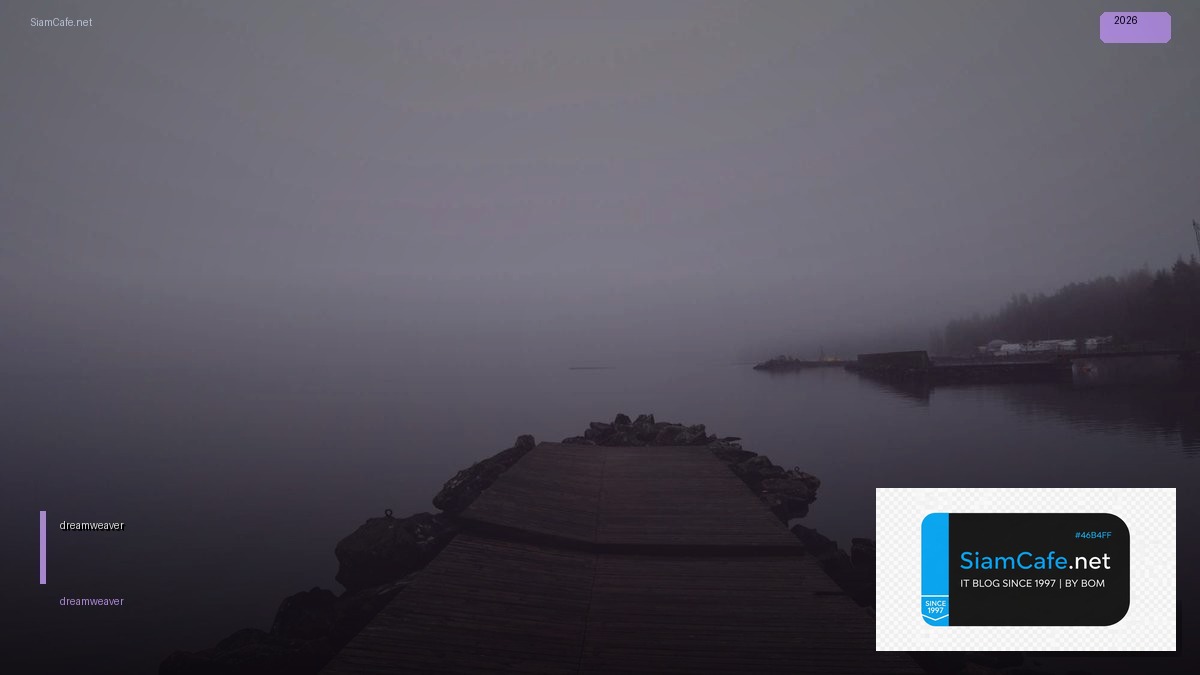 สร้างเว็บไซต์ dreamweaver — คู่มือฉบับสมบูรณ์ 2026 | SiamCafe Blog