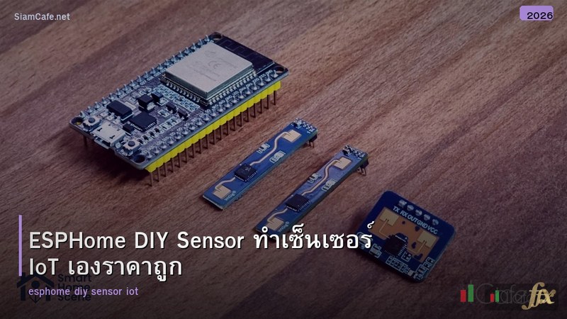 ESPHome DIY Sensor ทำเซ็นเซอร์ IoT เองราคาถูก