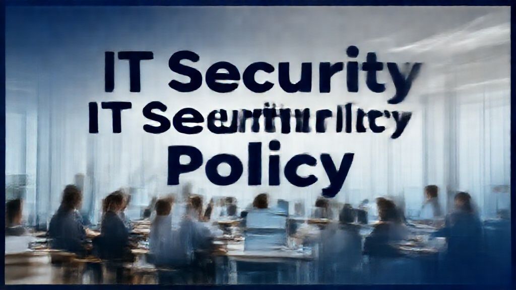IT Security Policy สำหรับองค์กร