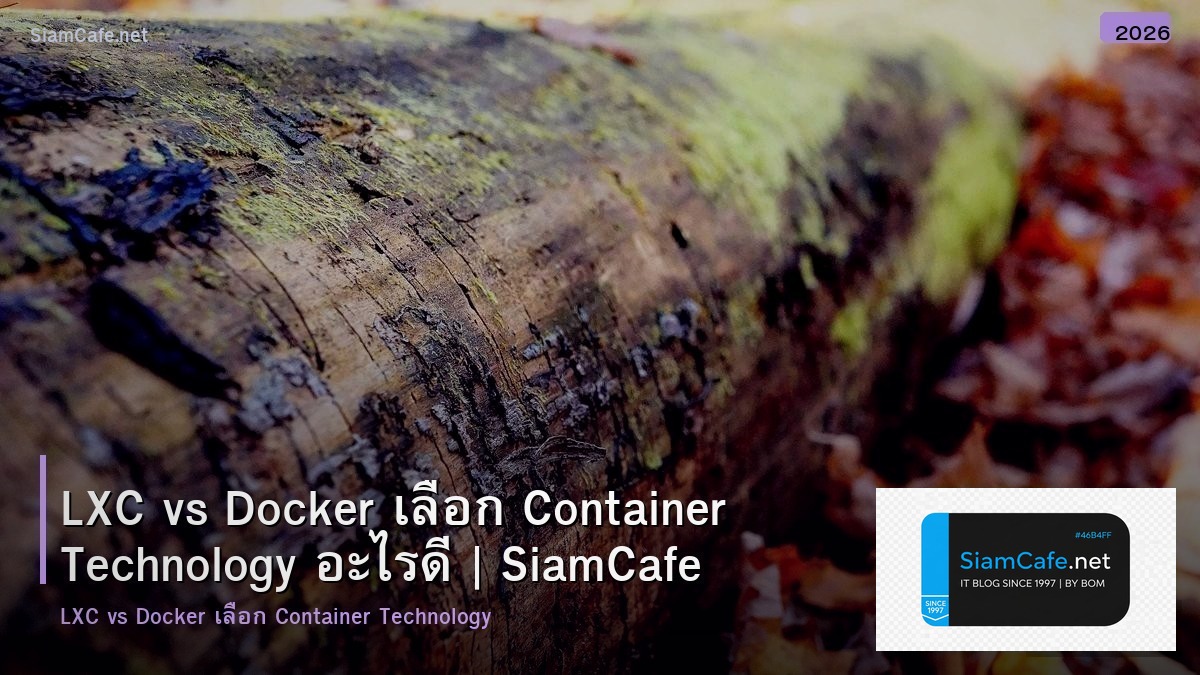 LXC vs Docker เลือก Container Technology อะไรดี