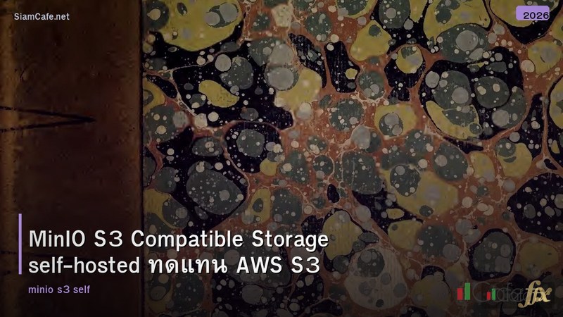 MinIO S3 Compatible Storage self-hosted ทดแทน AWS S3