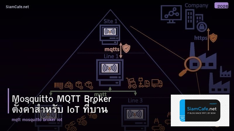 Mosquitto MQTT Broker ตั้งค่าสำหรับ IoT ที่บ้าน