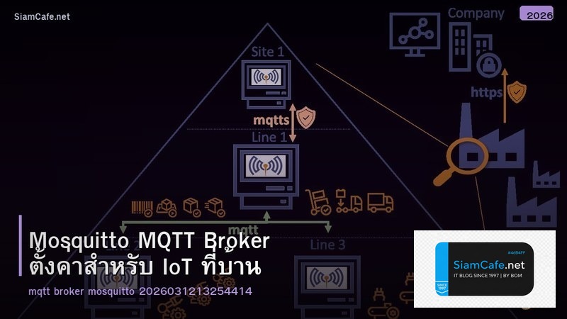 Mosquitto MQTT Broker ตั้งค่าสำหรับ IoT ที่บ้าน