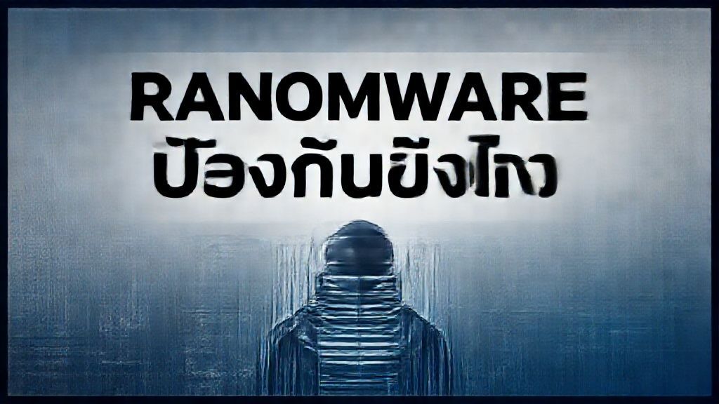 Ransomware ป้องกันยังไง