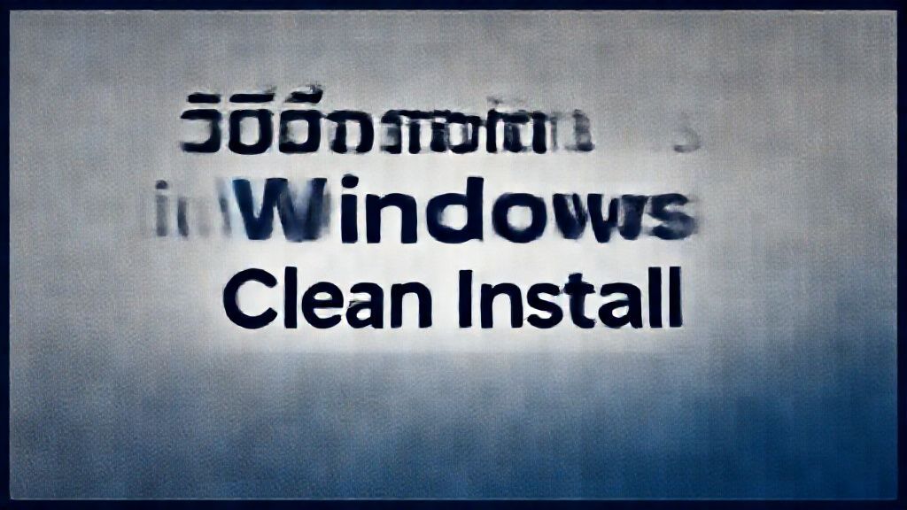 วิธีลง Windows แบบ Clean Install