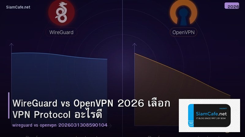 WireGuard vs OpenVPN 2026 เลือก VPN Protocol อะไรดี