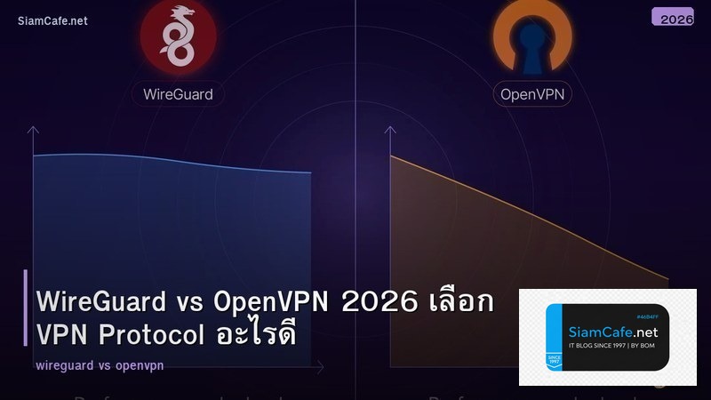 WireGuard vs OpenVPN 2026 เลือก VPN Protocol อะไรดี