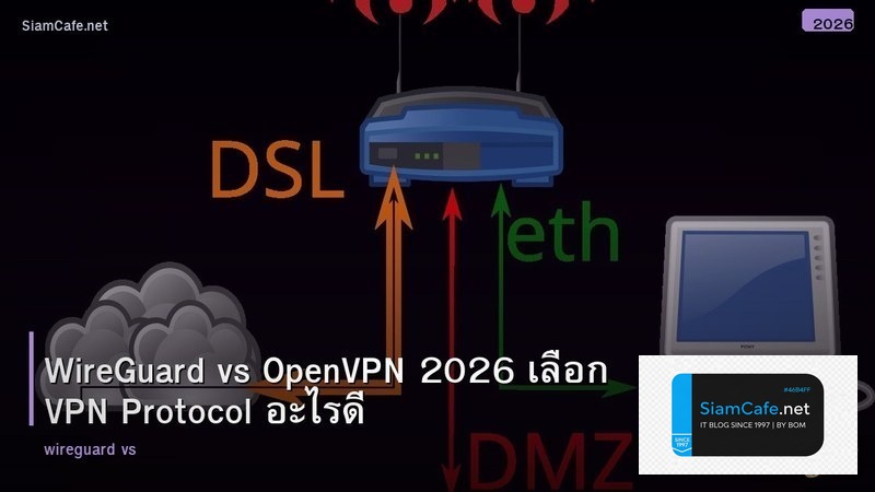 WireGuard vs OpenVPN 2026 เลือก VPN Protocol อะไรดี