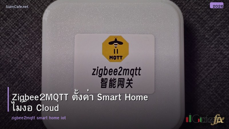 Zigbee2MQTT ตั้งค่า Smart Home ไม่ง้อ Cloud